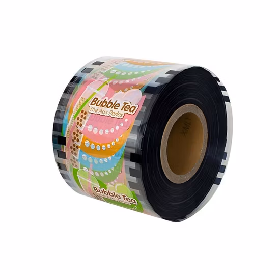 식품 등급 라미네이트 플라스틱 애완 동물 알루미늄 호일 향낭 필름 롤 주스 포장 필름