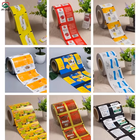 음식을 위한 인쇄된 자동 채우는 롤필름을 포장하는 알루미늄 호일 PVDC 입히는 플라스틱 소스 케첩