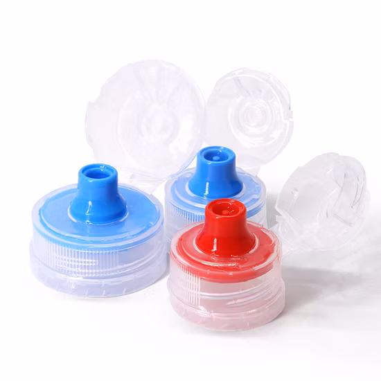 음료수 음료를 위한 28mm 38mm 스포츠 플립 탑 플라스틱 병 뚜껑
